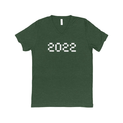 2022 Pixels Unisex Triblend V-Neck T-Shirt - wnkrs