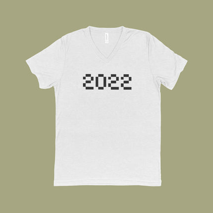2022 Pixels Unisex Triblend V-Neck T-Shirt - wnkrs