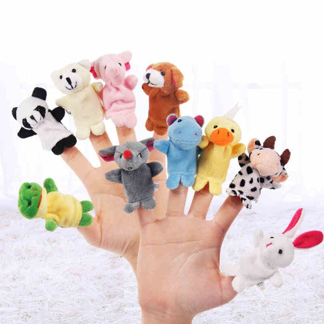 Lovely Amusive Safe Cotton Finger Puppet Toys Set - wnkrs