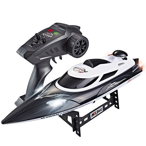 High Speed Racing RC Boat with LED Lights - wnkrs