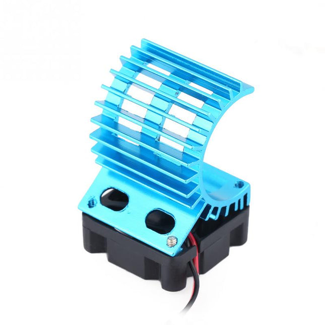 Universal Motor Heat Sink with Cooling Fan for RC Cars - wnkrs