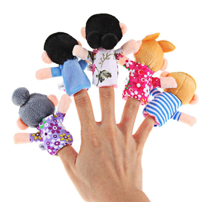 Cartoon Animals Plush Finger Puppets - wnkrs