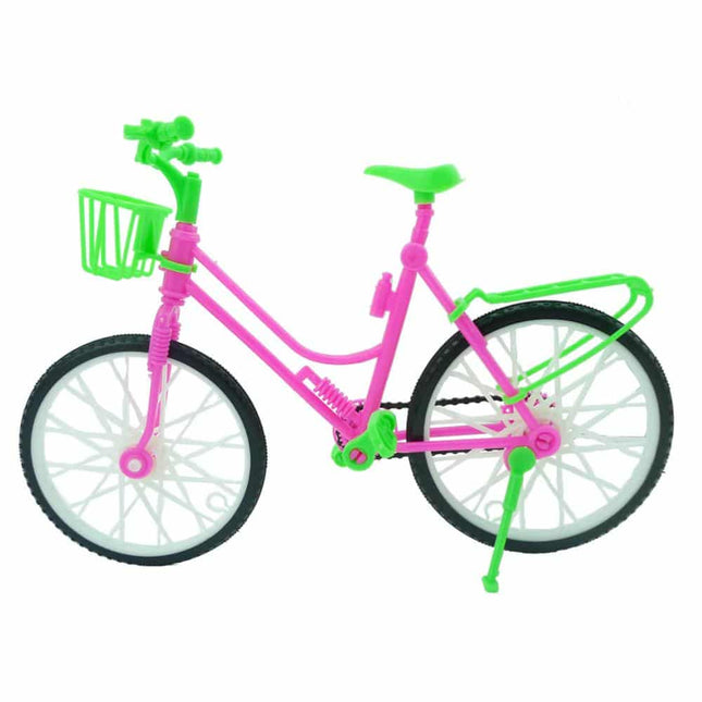 High Quality Detachable Plastic Bicycle for Barbie Dolls - wnkrs
