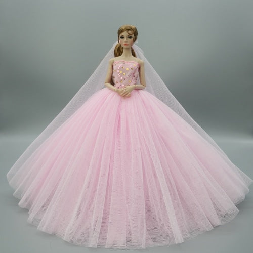 Elegant Style Lace Dress for 1/6 Dolls - wnkrs