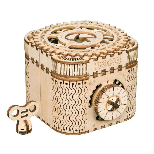 DIY 3D Treasure Box Wooden Puzzle - wnkrs
