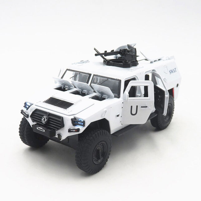 1:32 Diecast Military SUV with Light - wnkrs
