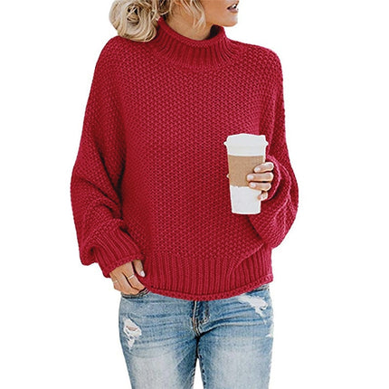 Women's Knitted Loose Pullover - Wnkrs
