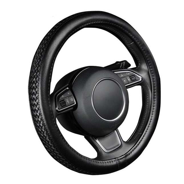 Steering Wheel Cover with Anti-Slip Braiding - wnkrs