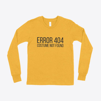 404 Costume Not Found Kids' Jersey Long Sleeve T-Shirt - wnkrs