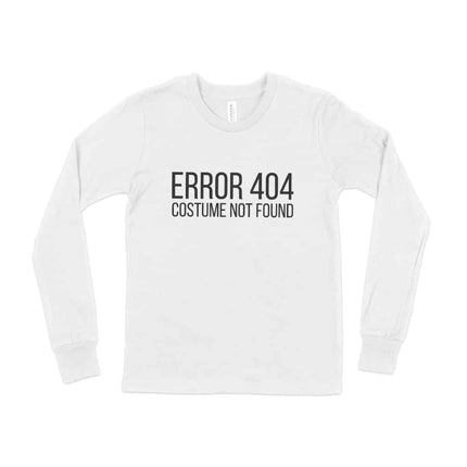 404 Costume Not Found Kids' Jersey Long Sleeve T-Shirt - wnkrs
