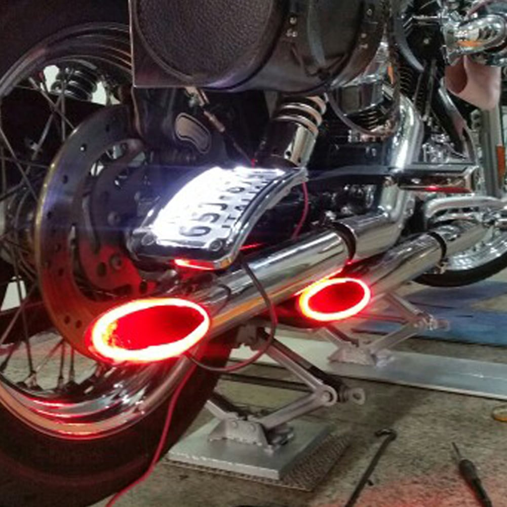 Motorcycle Exhaust Pipe LED Light