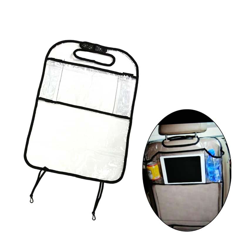 Transparent Car Seat Back Protector and Organizer