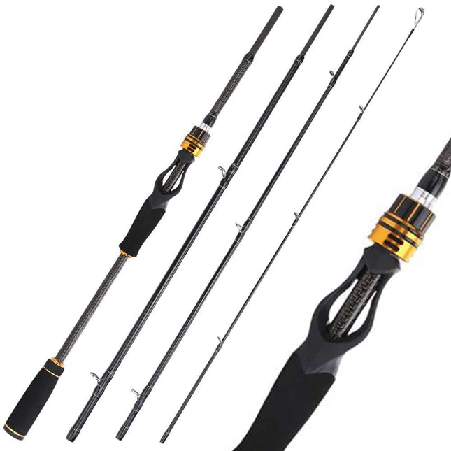 4-Section Carbon Casting Fishing Rod - wnkrs