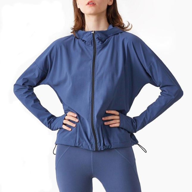 Women's Hooded Adjustable Sports Jacket