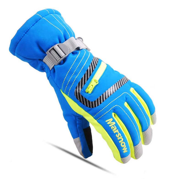 Professional Zipper Design Ski Gloves - Wnkrs