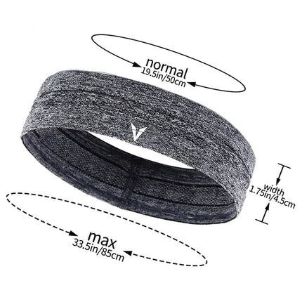 Adjustable Non-slip Running Unisex Headband - wnkrs