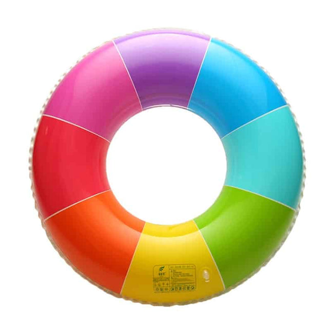 Inflatable Swimming Rainbow Color Rings