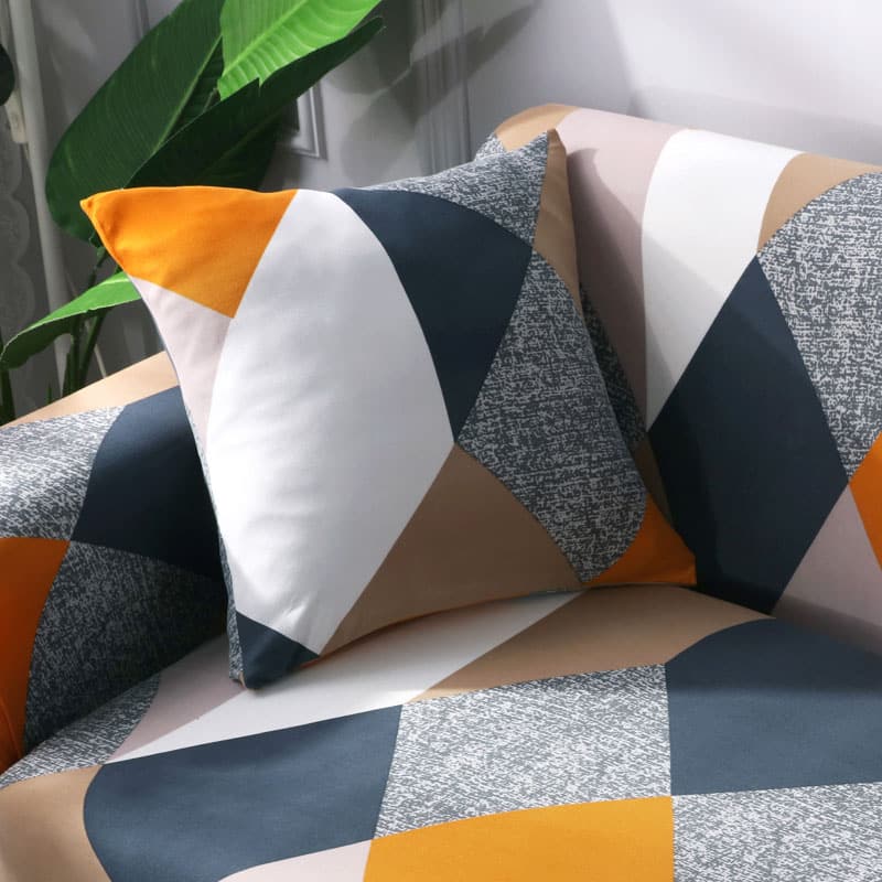Abstract Printed Pillow Covers, 2 or 4 Pieces
