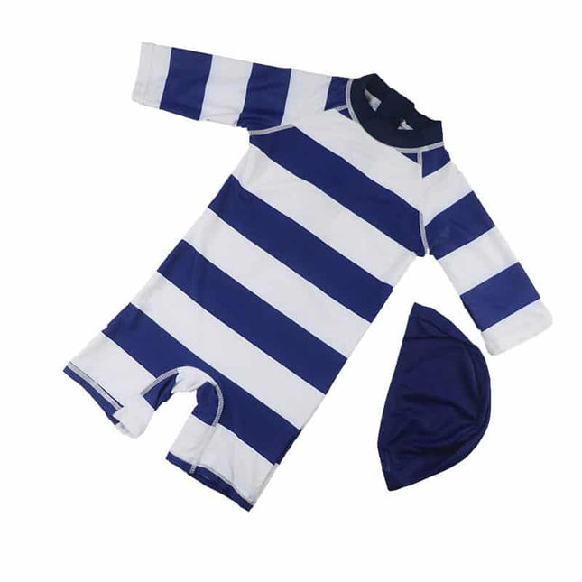 Swimsuit and Swimming Cap Set for Boys