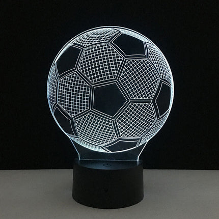3D Football Ball Shaped Night Lamp - wnkrs