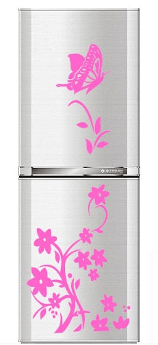 Butterfly Patterned Refrigerator Stickers