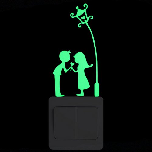 Cartoon Fluorescent Switch Sticker