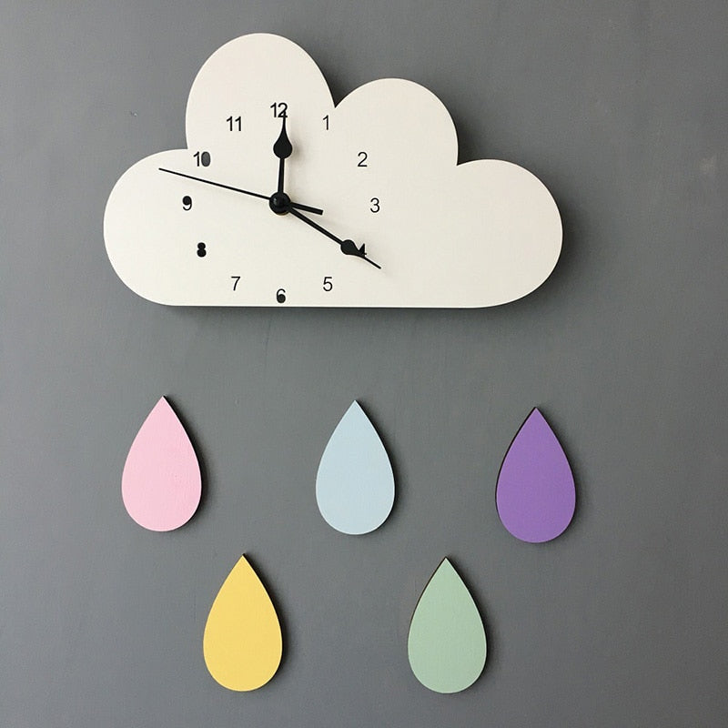 Cloud Shape Wall Clock