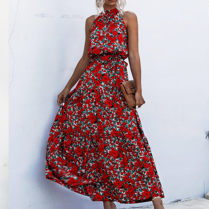 Floral Printed Long Dress - wnkrs