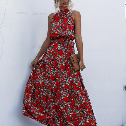 Floral Printed Long Dress - wnkrs