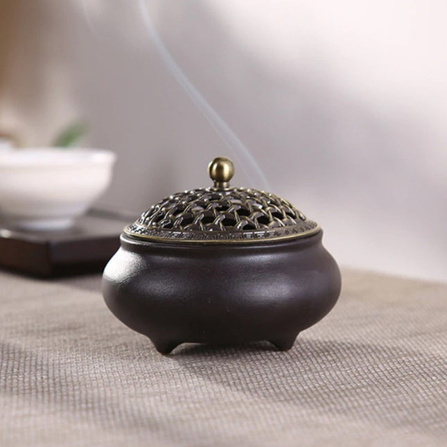 Arabian Nights Themed Ceramic Incense Burner