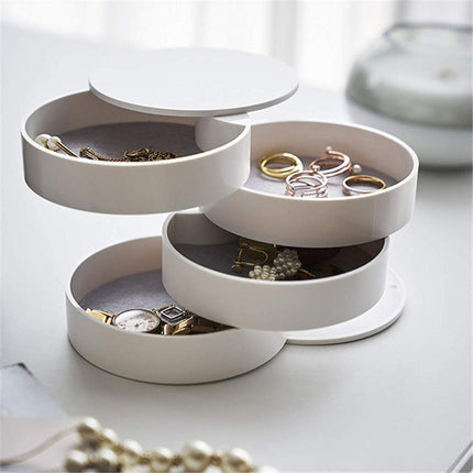 4-Layer Rotatable Jewelry Storage Box - wnkrs