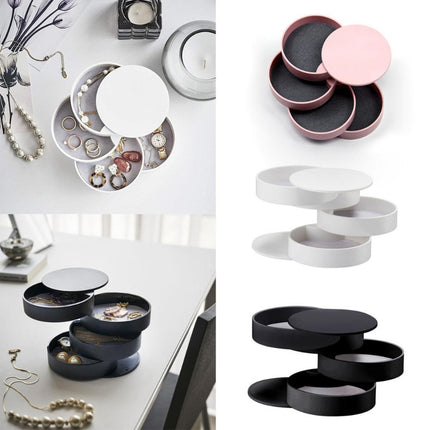 4-Layer Rotatable Jewelry Storage Box - wnkrs