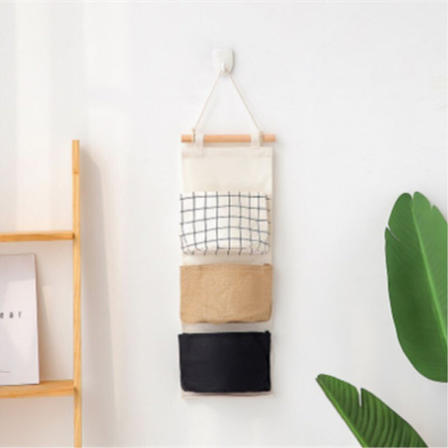 Cotton and Linen Wall Hanging Organizer