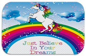 Cartoon Rainbow Unicorn Shower Curtain - Wnkrs