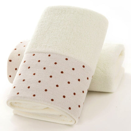 Cotton Towel with Circles Pattern - Wnkrs