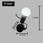 diving-boy-black / cool-white-led-bulb