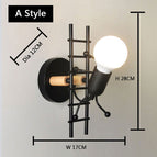 climbing-black / cool-white-led-bulb