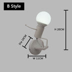 diving-boy-white / warm-white-led-bulb