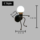 sitting-boy-black / without-bulb