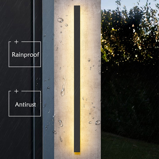 Long Waterproof Outdoor Wall Lamp