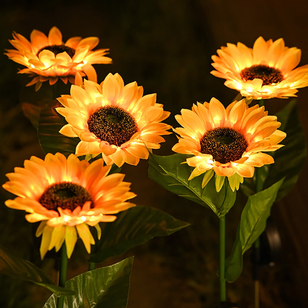 Waterproof Sunflower Garden Light