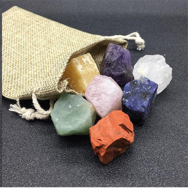 Feng Shui Healing Chakra Stones 7 pcs Set - wnkrs