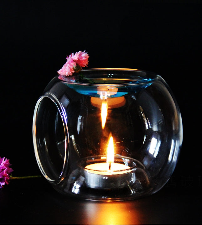 Transparent Glass Sphere Aroma Lamp - wnkrs