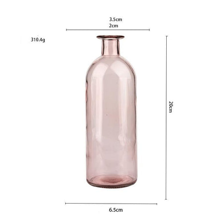 Transparent Glass Decorative Vase - wnkrs