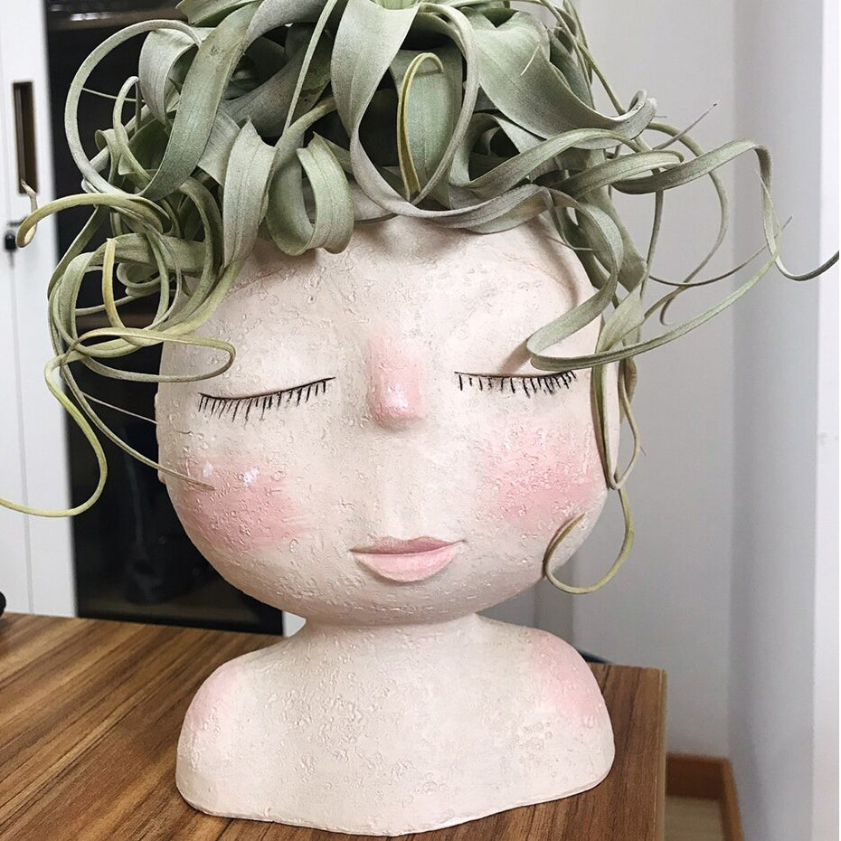 Nordic Human Head Flower Pots