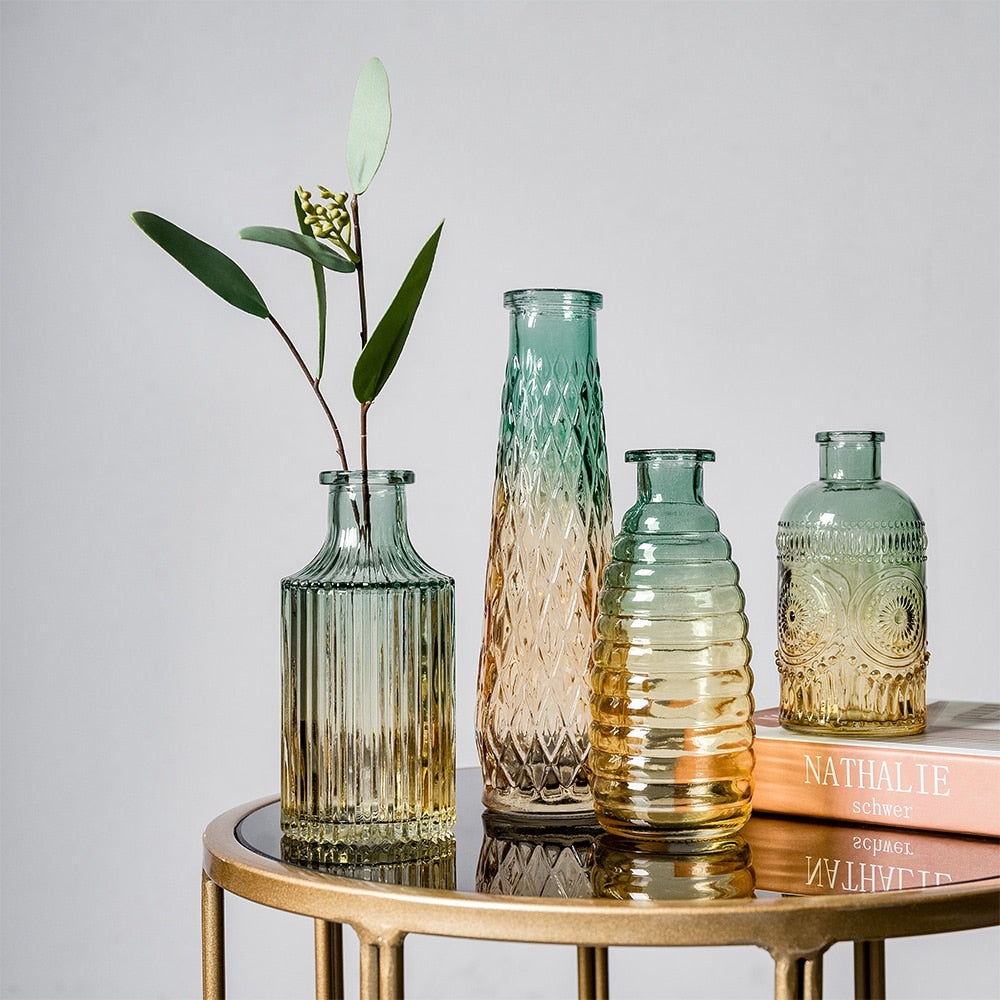 Sunset Gradient Color Vase