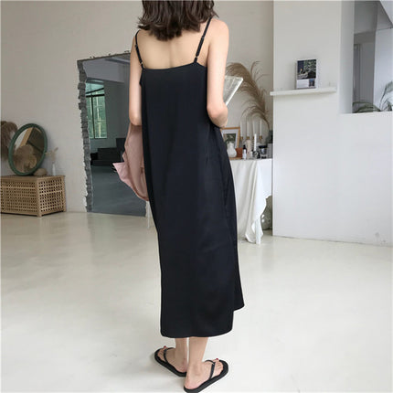 Women's Loose Sleeveless Maxi Dress - wnkrs