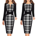 black-white-plaid / m