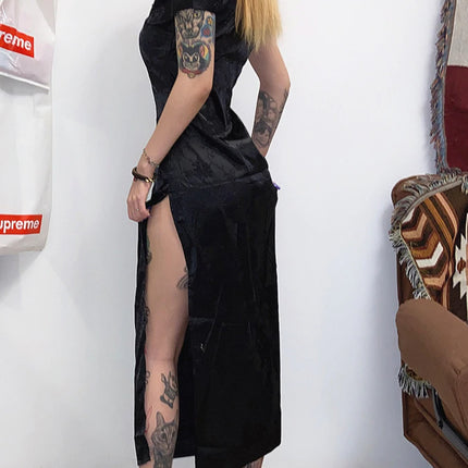 Women's Soft Satin Long Dress - wnkrs