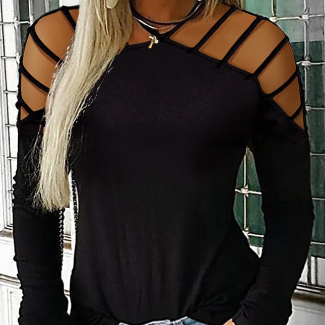 Women's Sequined Strappy Blouse
